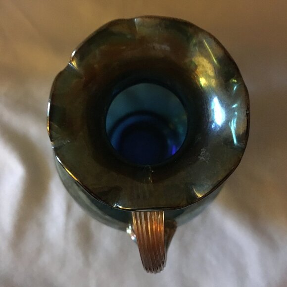 Fenton Glass Iridescent Small Pitcher - Picture 5 of 6